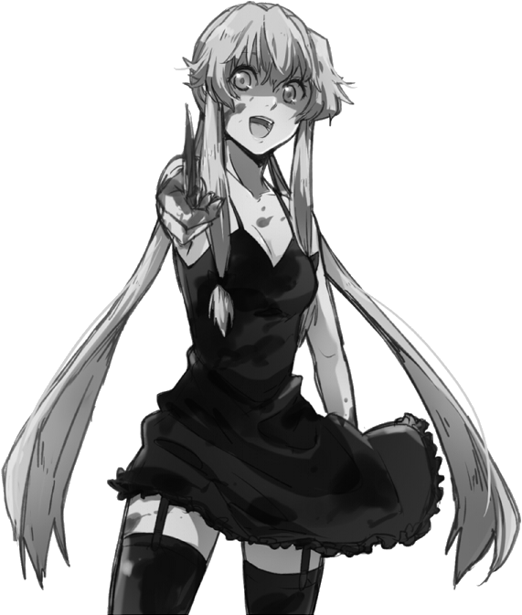 Gasai Yuno Transparent PNG Image