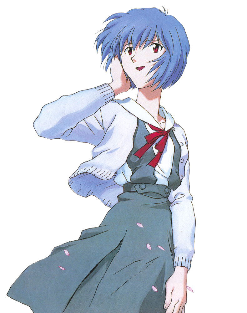 Ayanami Rei Transparent PNG Image