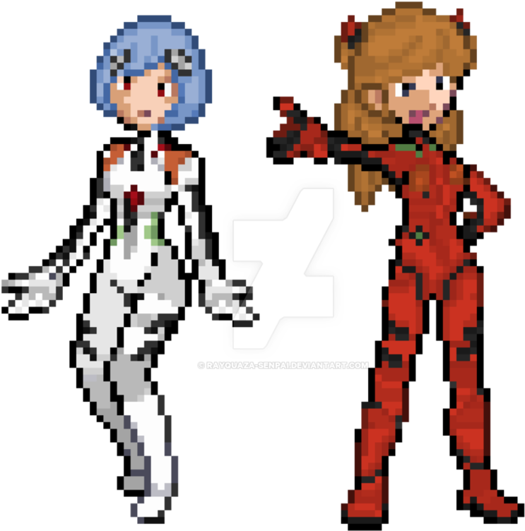 Ayanami Rei Transparent PNG Image