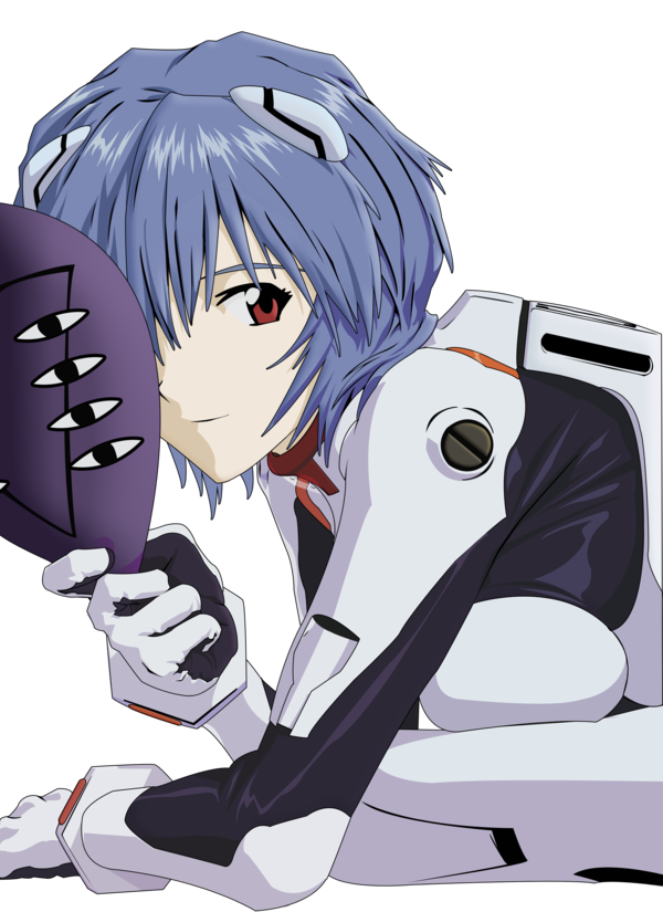 Ayanami Rei Transparent PNG Image