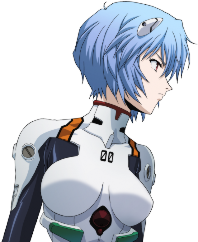 Ayanami Rei Transparent PNG Image