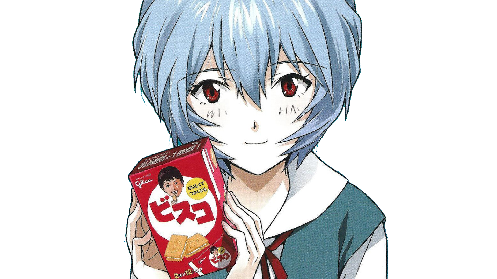 Ayanami Rei Transparent PNG Image