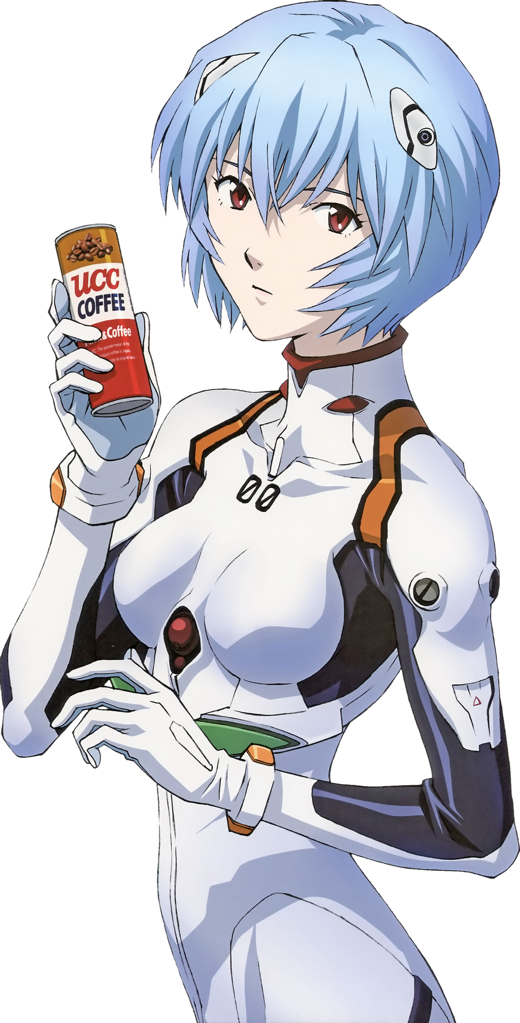 Ayanami Rei Transparent PNG Image
