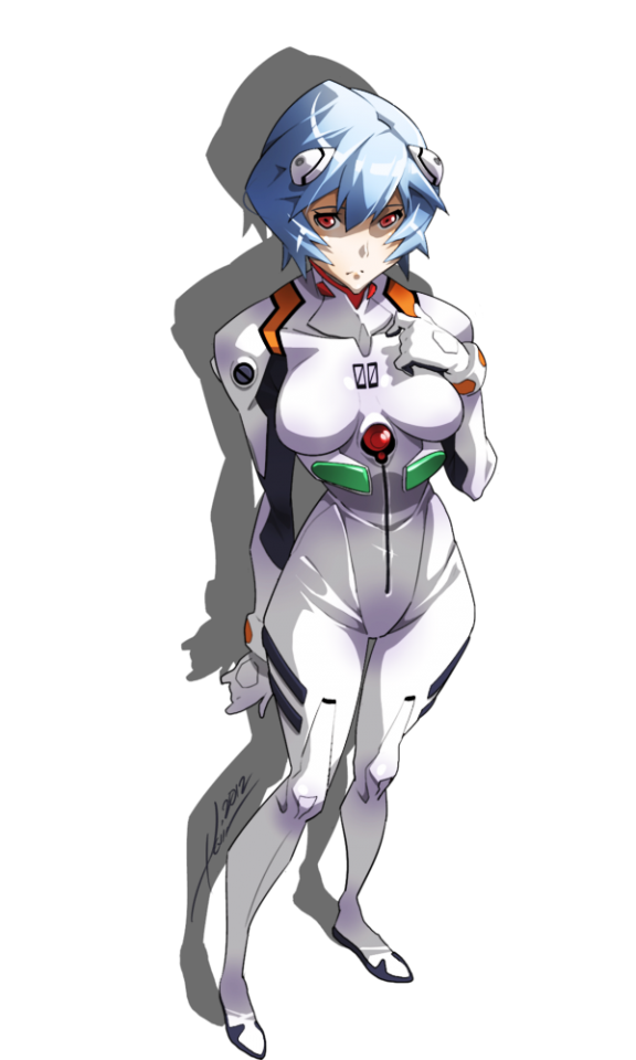 Ayanami Rei Transparent PNG Image