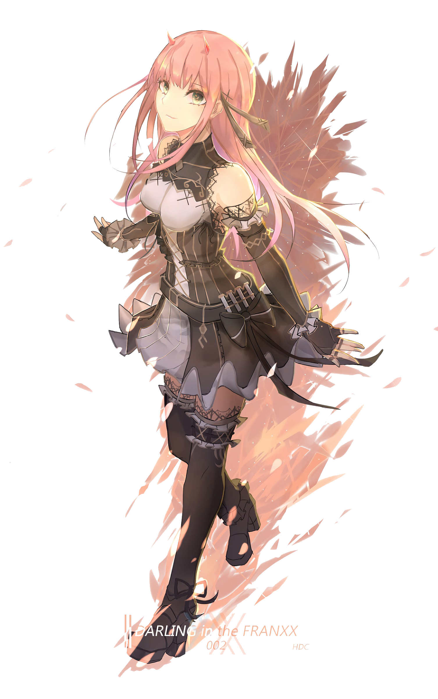 Fanart Zero Two File Transparent PNG Image