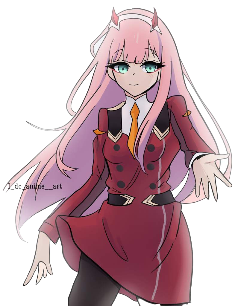 Fanart Zero Two Transparent PNG Image
