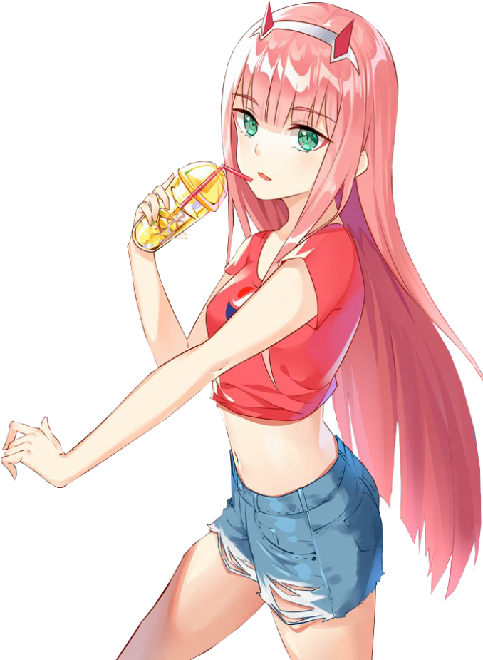 Zero Two Transparent PNG Image