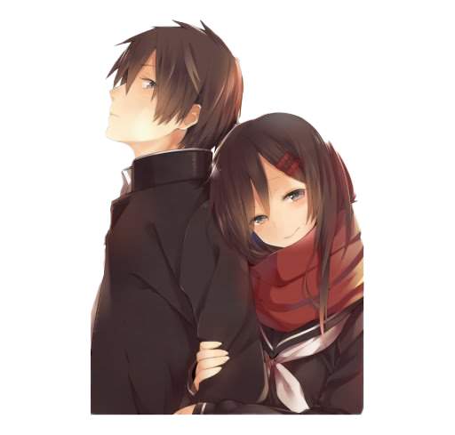 Couple Love Anime Transparent PNG Image
