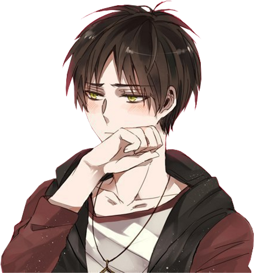Boy Anime Sad Transparent PNG Image