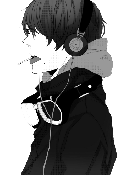 Boy Anime Sad Transparent PNG Image