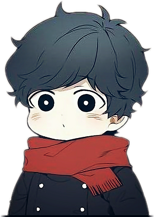 Cute Anime Boy Transparent PNG Image