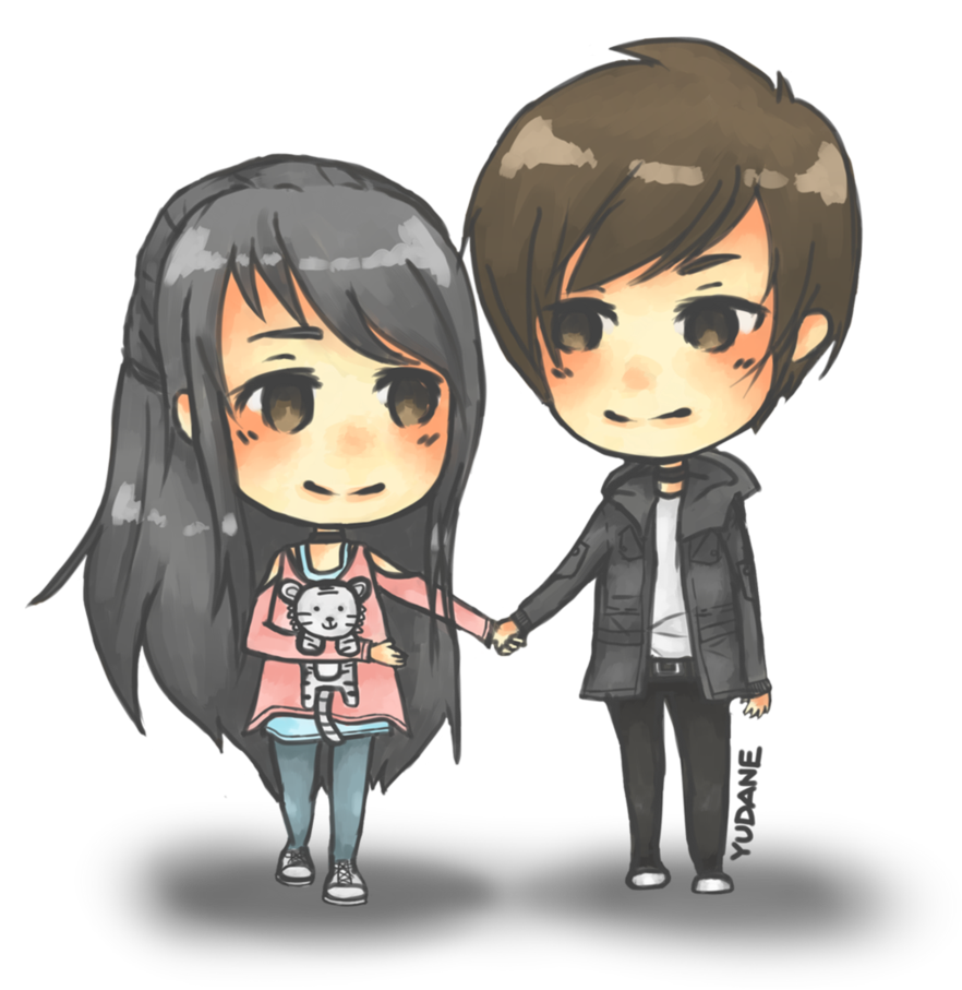 Couple Love Anime Transparent PNG Image