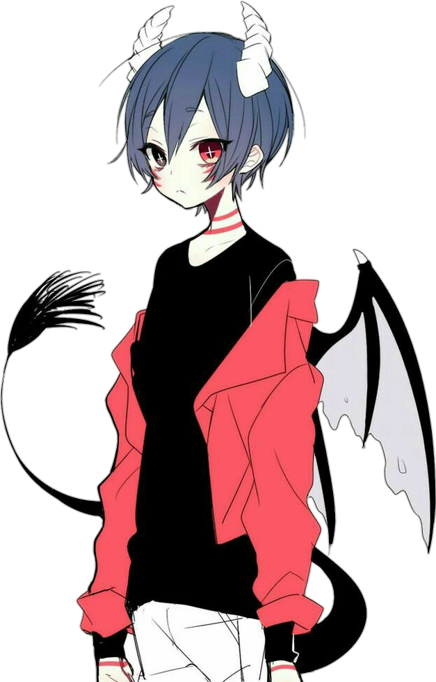 Boy Demon Anime Transparent PNG Image