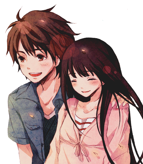 Couple Love Anime Transparent PNG Image