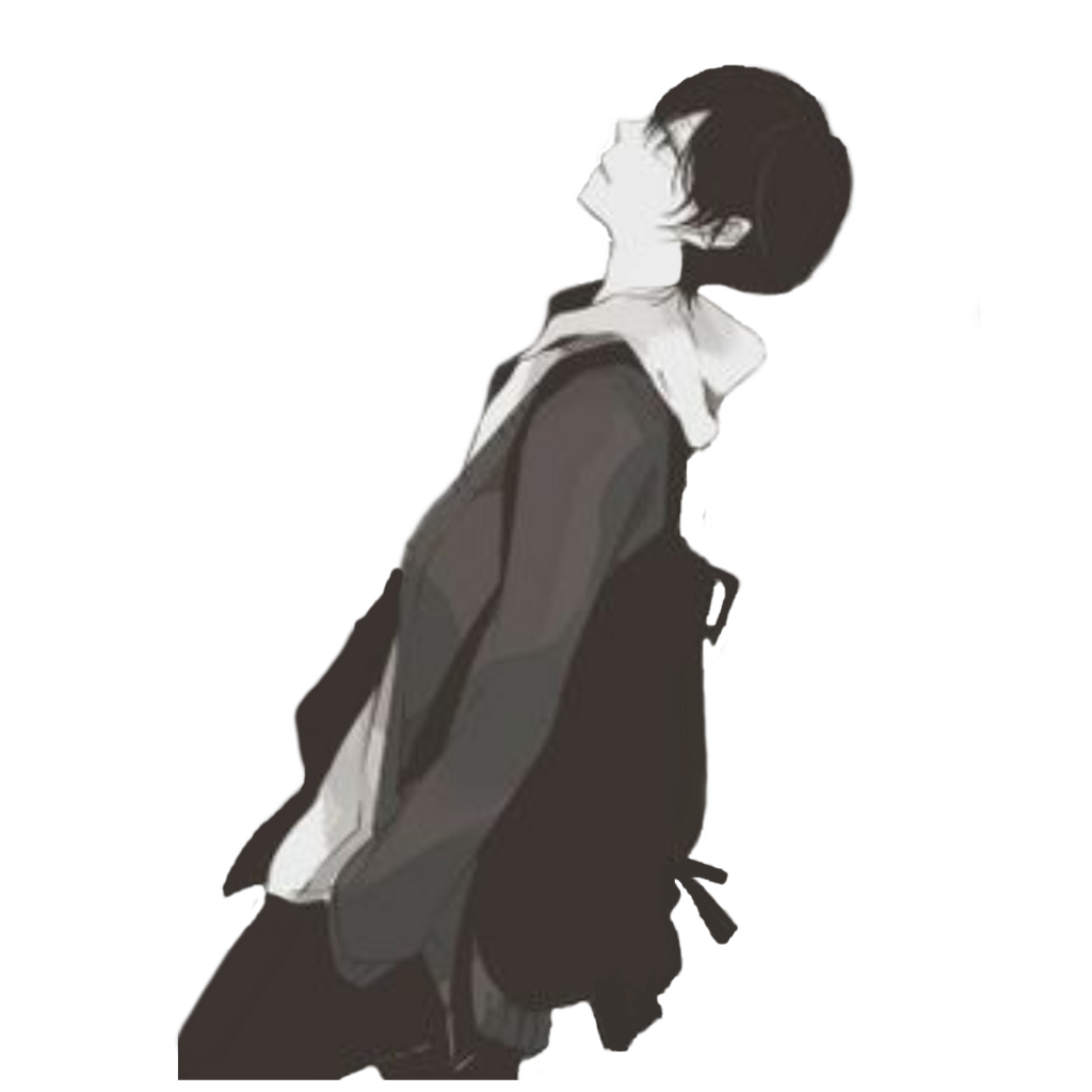 Boy Anime Sad Transparent PNG Image