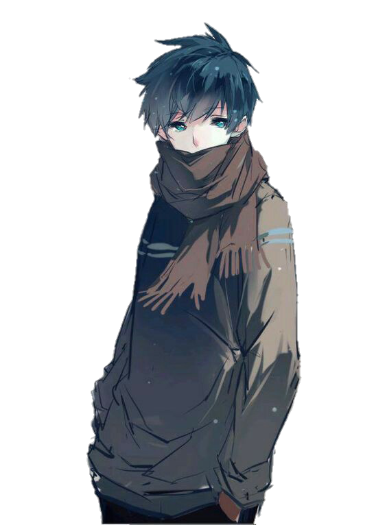 Cute Anime Boy Transparent PNG Image