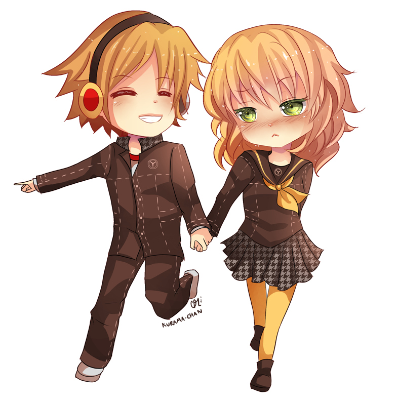 High School Couple Anime Transparent PNG Image