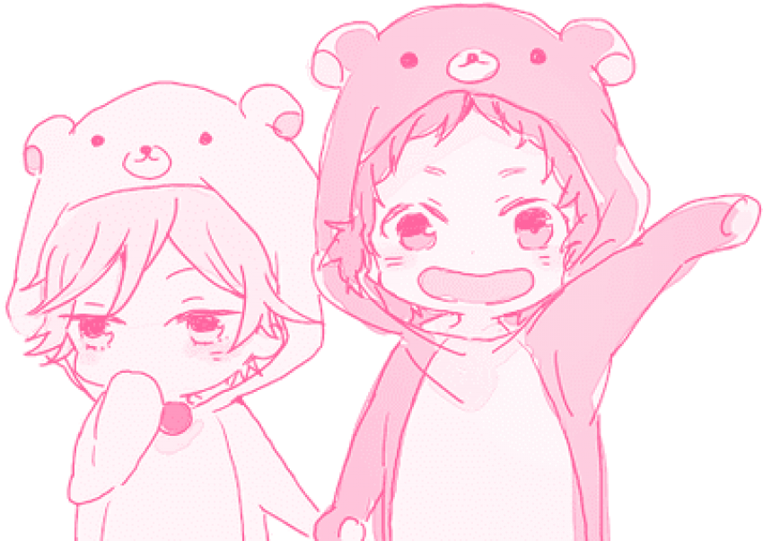 Cute Couple Anime Transparent PNG Image