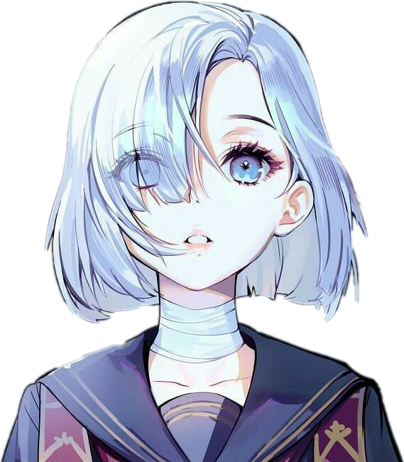 Girl Anime Aesthetic Transparent PNG Image