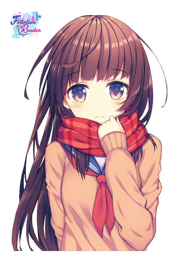 Girl Anime Aesthetic Transparent PNG Image