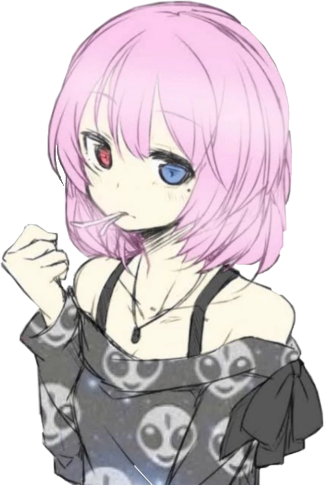 Girl Anime Aesthetic File Transparent PNG Image