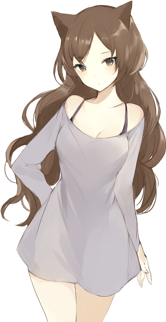 Girl Anime Aesthetic Transparent PNG Image