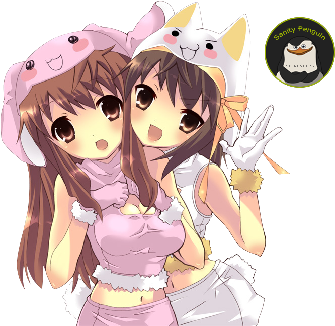 Girl Anime Aesthetic Transparent PNG Image