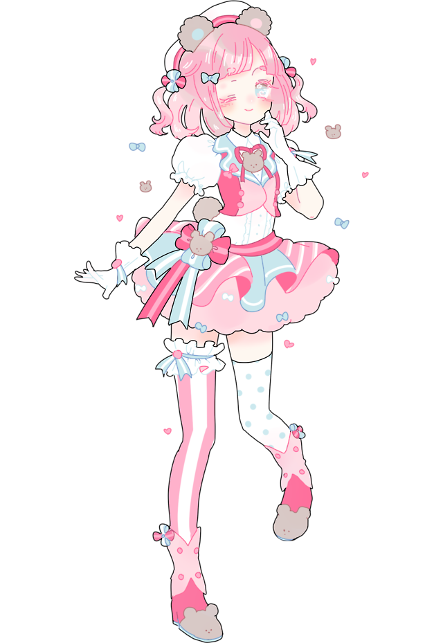 Pastel Girl Anime Transparent PNG Image