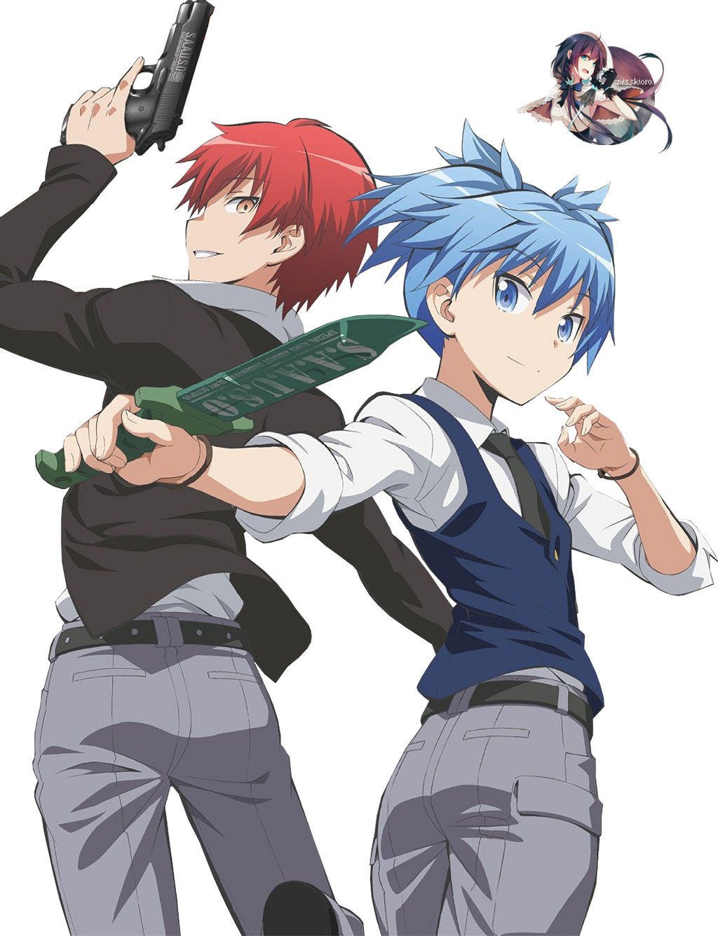 Classroom Assassination Characters Transparent PNG Image