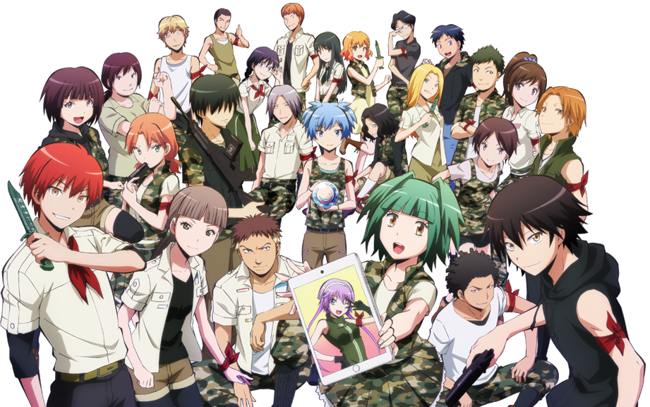 Classroom Assassination Characters Transparent PNG Image