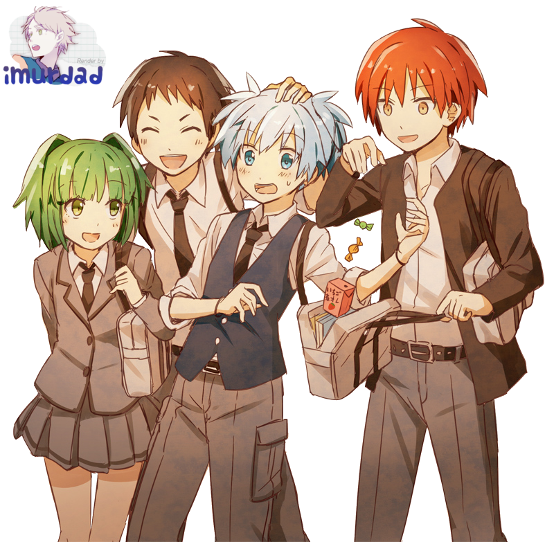 Classroom Assassination Characters Transparent PNG Image