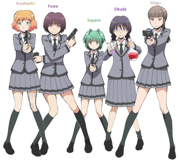 Classroom Assassination Characters Transparent PNG Image