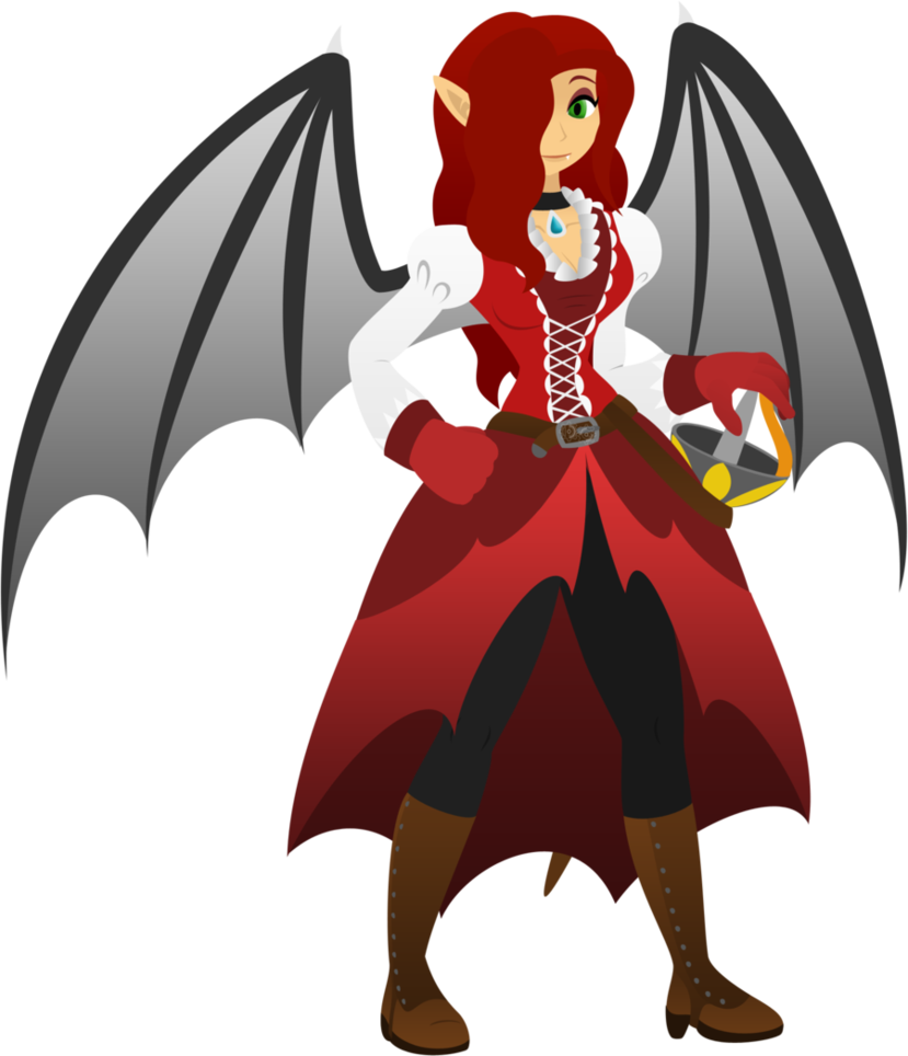 Girl Vampire Anime File Transparent PNG Image