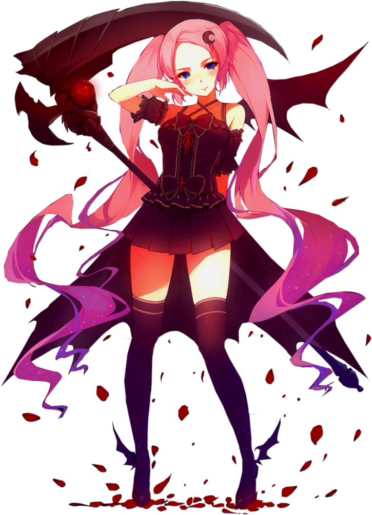 Girl Vampire Anime Transparent PNG Image