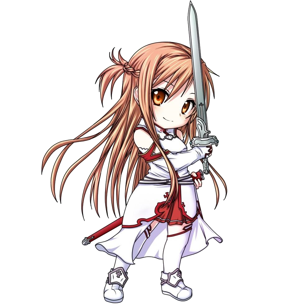 Chibi Asuna Transparent PNG Image