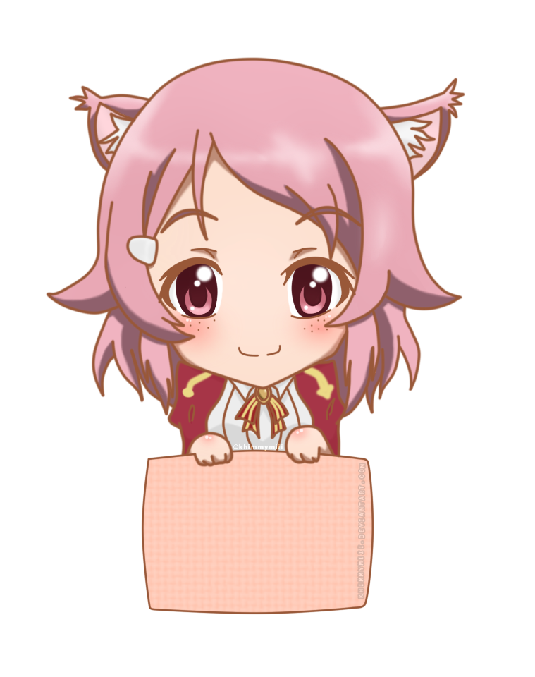 Chibi Asuna Transparent PNG Image