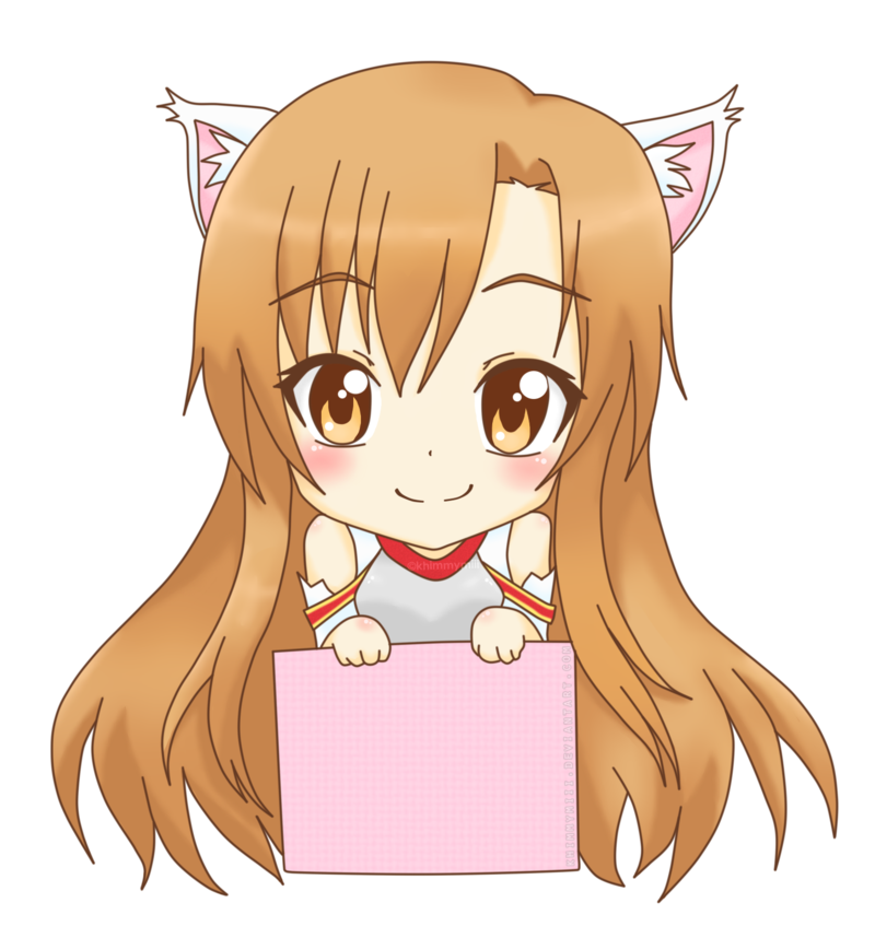 Chibi Asuna Transparent PNG Image