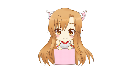 Chibi Asuna Transparent PNG Image