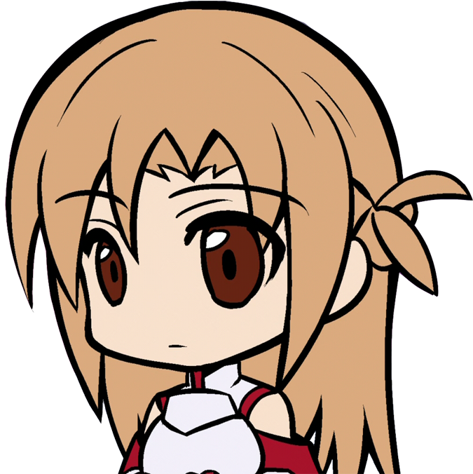 Chibi Asuna Transparent PNG Image