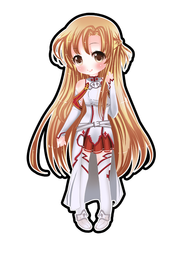 Chibi Asuna Transparent PNG Image