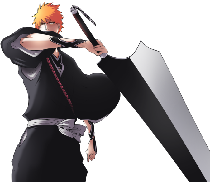 Kurosaki Ichigo Bleach Transparent PNG Image