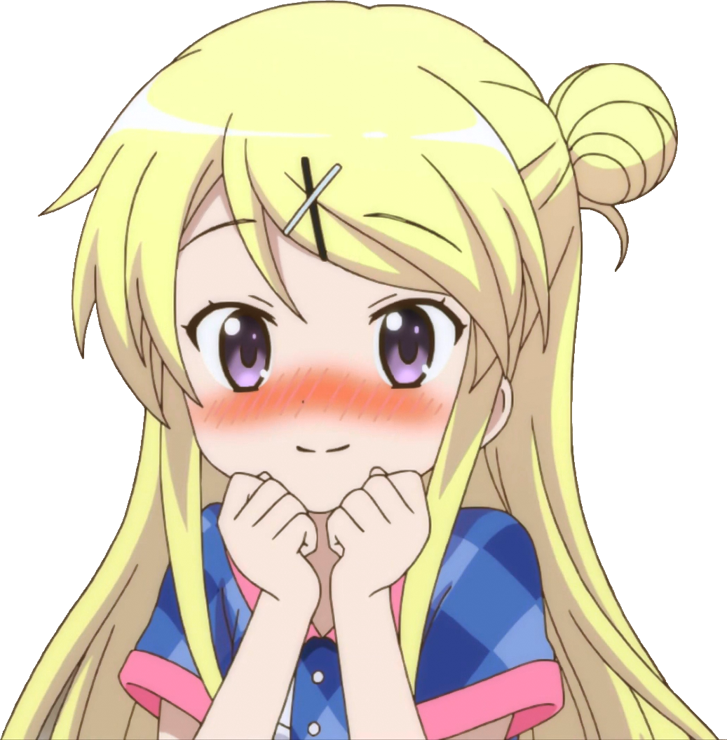 Girl Blush Anime Transparent PNG Image