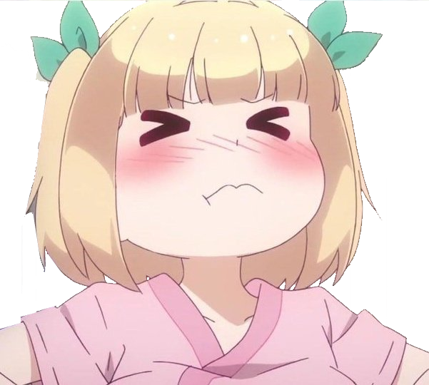 Girl Blush Anime Transparent PNG Image