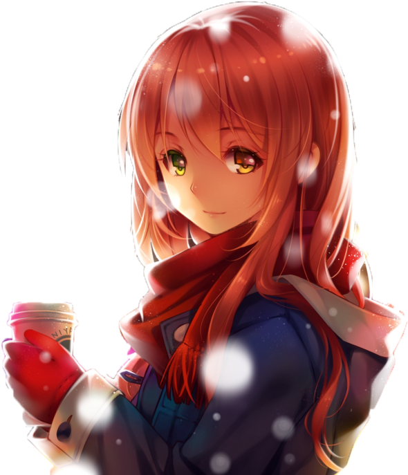 Cute Girl Anime Transparent PNG Image