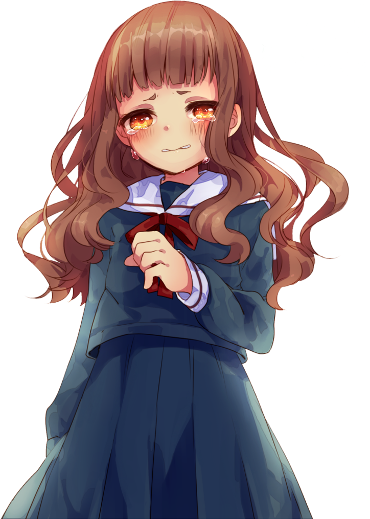 Cute Girl Anime Transparent PNG Image