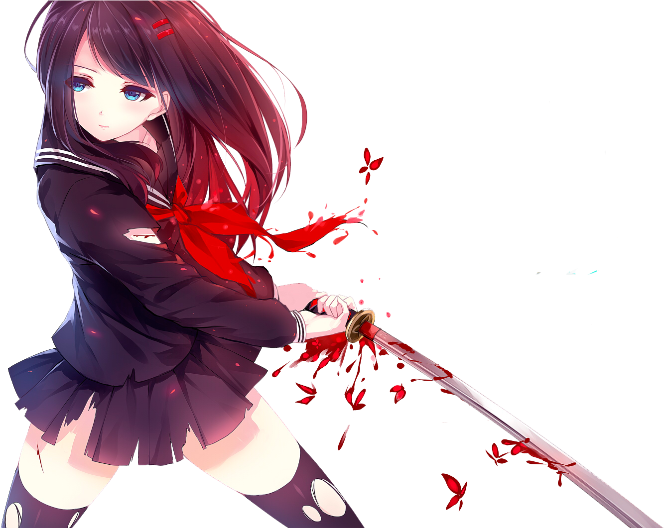 Cute Girl Anime Transparent PNG Image