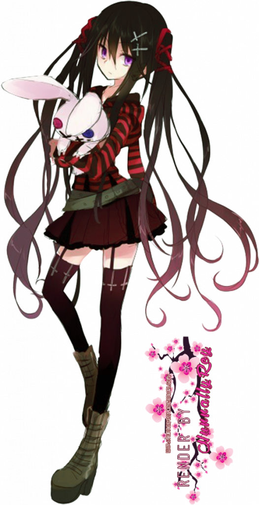 Cute Girl Anime Render Transparent PNG Image
