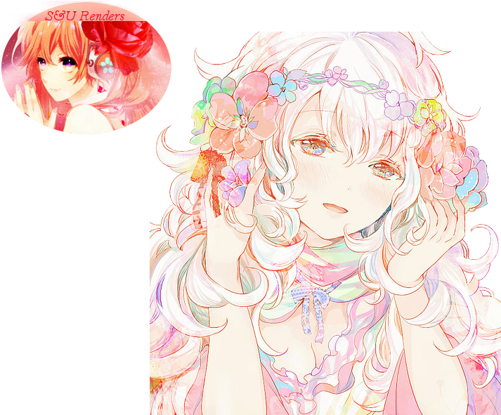 Cute Girl Anime Render Transparent PNG Image