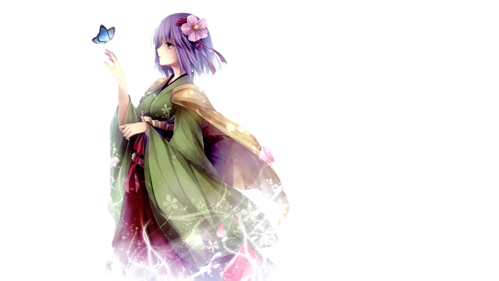 Anime Girl Background Transparent PNG Image