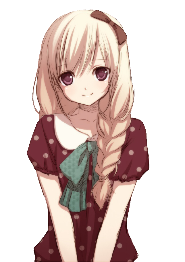 Anime Girl Transparent PNG Image